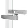 Reveal Sleek 71 44-47 x 71 ½ in. 8mm Pivot Shower Door for Alcove Installation with Clear glass in Chrome