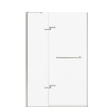 Reveal Sleek 71 44-47 x 71 ½ in. 8mm Pivot Shower Door for Alcove Installation with Clear glass in Chrome