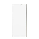 Reveal Sleek 71 Return Panel for 34 in. Base with Clear glass in Chrome