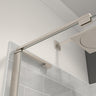 Capella 78 56-59 x 78 in. 8 mm Pivot Shower Door for Alcove Installation with GlassShield glass in Chrome