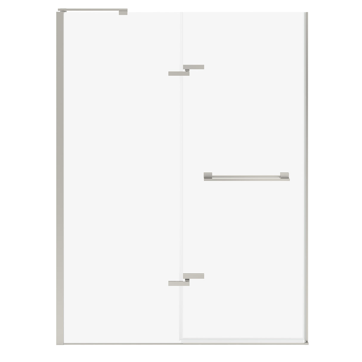 Capella 78 56-59 x 78 in. 8 mm Pivot Shower Door for Alcove Installation with GlassShield glass in Chrome