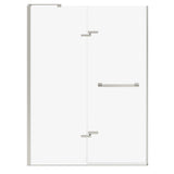 Capella 78 56-59 x 78 in. 8 mm Pivot Shower Door for Alcove Installation with GlassShield glass in Chrome