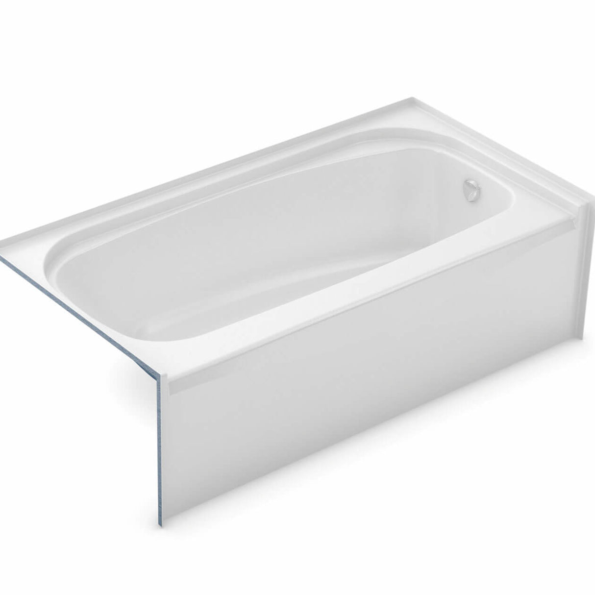 TOF-3060 AcrylX Alcove Left-Hand Drain Bathtub in White