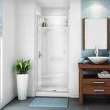 KDS 3232 AFR AcrylX Alcove Center Drain Four-Piece Shower in White