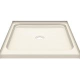 SPL 3232 AFR AcrylX Alcove Shower Base with Center Drain in White