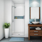 Essence Base 3232 AcrylX Alcove Shower Base with Center Drain in White