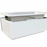 ModulR 6032 (Without Armrests) Acrylic Corner Right Left-Hand Drain Bathtub in White