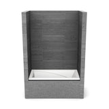 ModulR 6032 IF (With Armrests) Acrylic Alcove Left-Hand Drain Bathtub in White