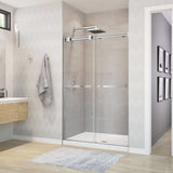 B3Square 4834 Acrylic Alcove Shower Base in White with Center Drain