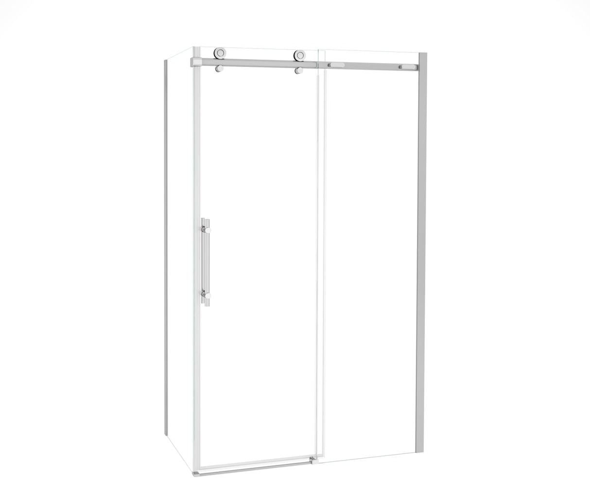 Odyssey SC 48" x 32" x 78" 8mm Sliding Shower Door for Corner Installation with Clear glass in Chrome