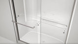 Kameleon 43-47 x 71 in. 6 mm Bypass Shower Door for Alcove Installation with Clear glass in Chrome