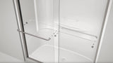 Kameleon 43-47 x 71 in. 8 mm Bypass Shower Door for Alcove Installation with Clear glass in Chrome