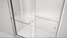 Kameleon 55-59 x 57 in. 8 mm Bypass Tub Door for Alcove Installation with Clear glass in Chrome
