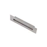 Linear overflow metal trim