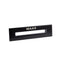 Linear overflow metal trim