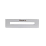 Linear overflow metal trim
