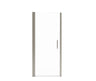 Manhattan 29-31 x 68 in. 6 mm Pivot Shower Door for Alcove Installation with Clear glass & Round Handle in Chrome