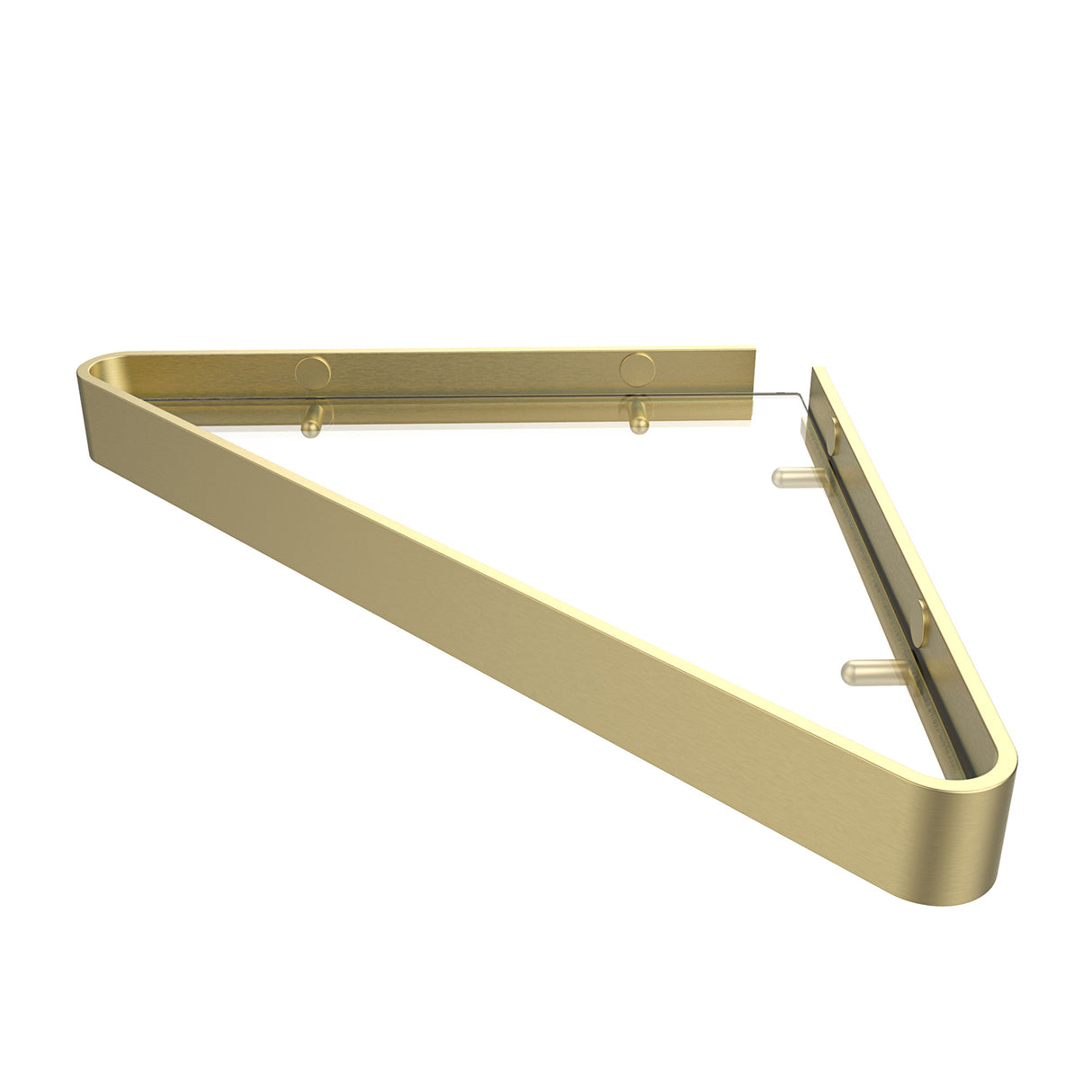 Manhattan Corner Shelf with Glass