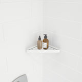 Manhattan Corner Shelf with Glass
