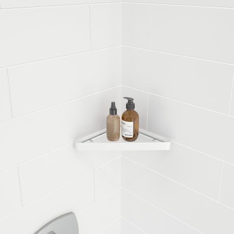 Manhattan Corner Shelf with Glass
