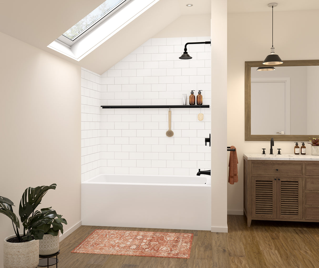 Manhattan 57 in. Long Shelf