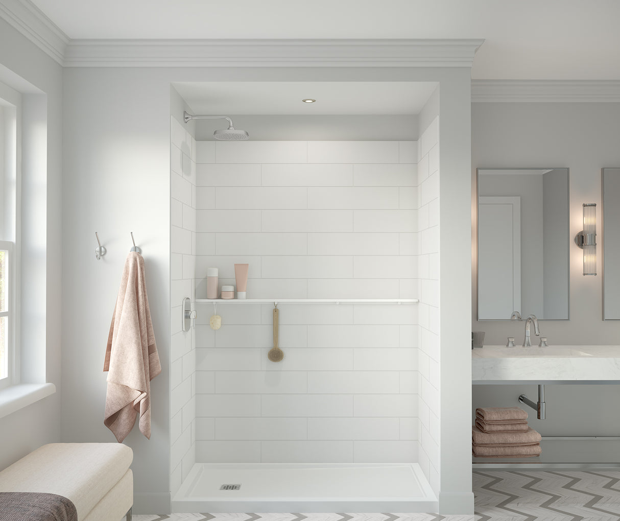 Manhattan 57 in. Long Shelf