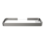 Manhattan Rectangular Shelf with Glass