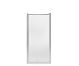 Polar Pivot 27-28 ¾ in. x 64 ½ in. Pivot Shower Door for Alcove Installation with Raindrop glass in Chrome