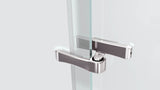 Reveal 71 32 ½-35 ½ x 71 ½ in. 8mm Pivot Shower Door for Alcove Installation with Clear glass in Chrome