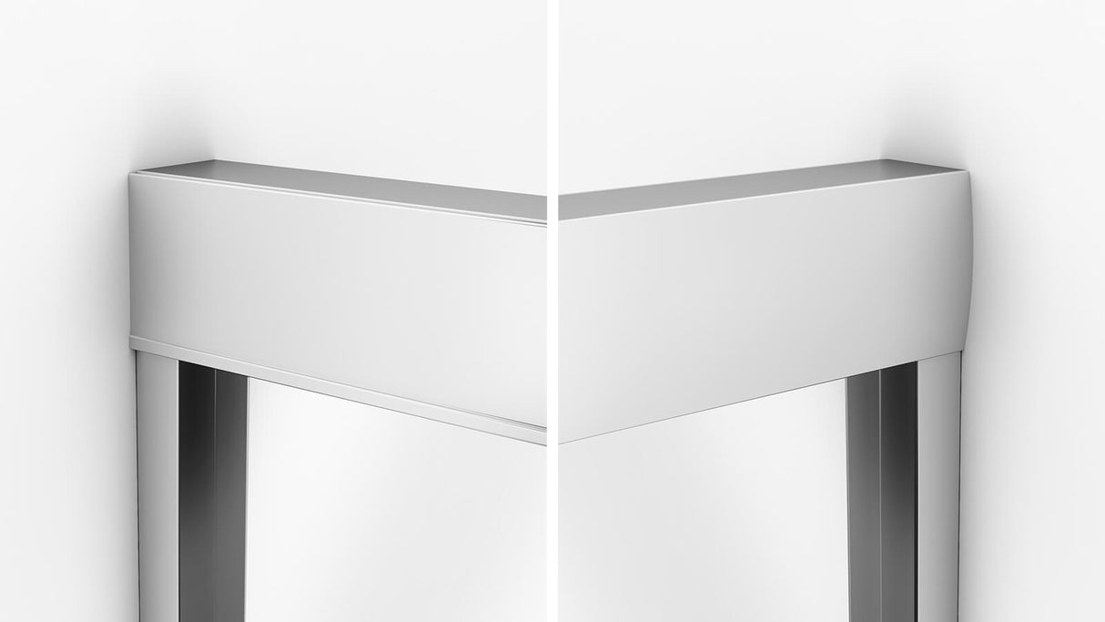 Kameleon 55-59 x 71 in. 8 mm Bypass Shower Door for Alcove Installation with Clear glass in Chrome