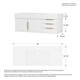 Zidea 48 in. Vanity