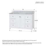 Vanuria 48 in. Vanity