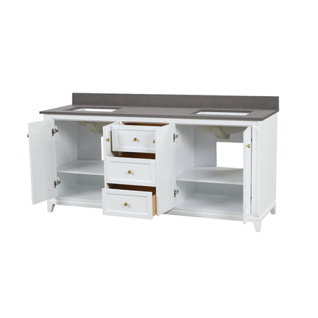 Vanuria 72 in. Vanity