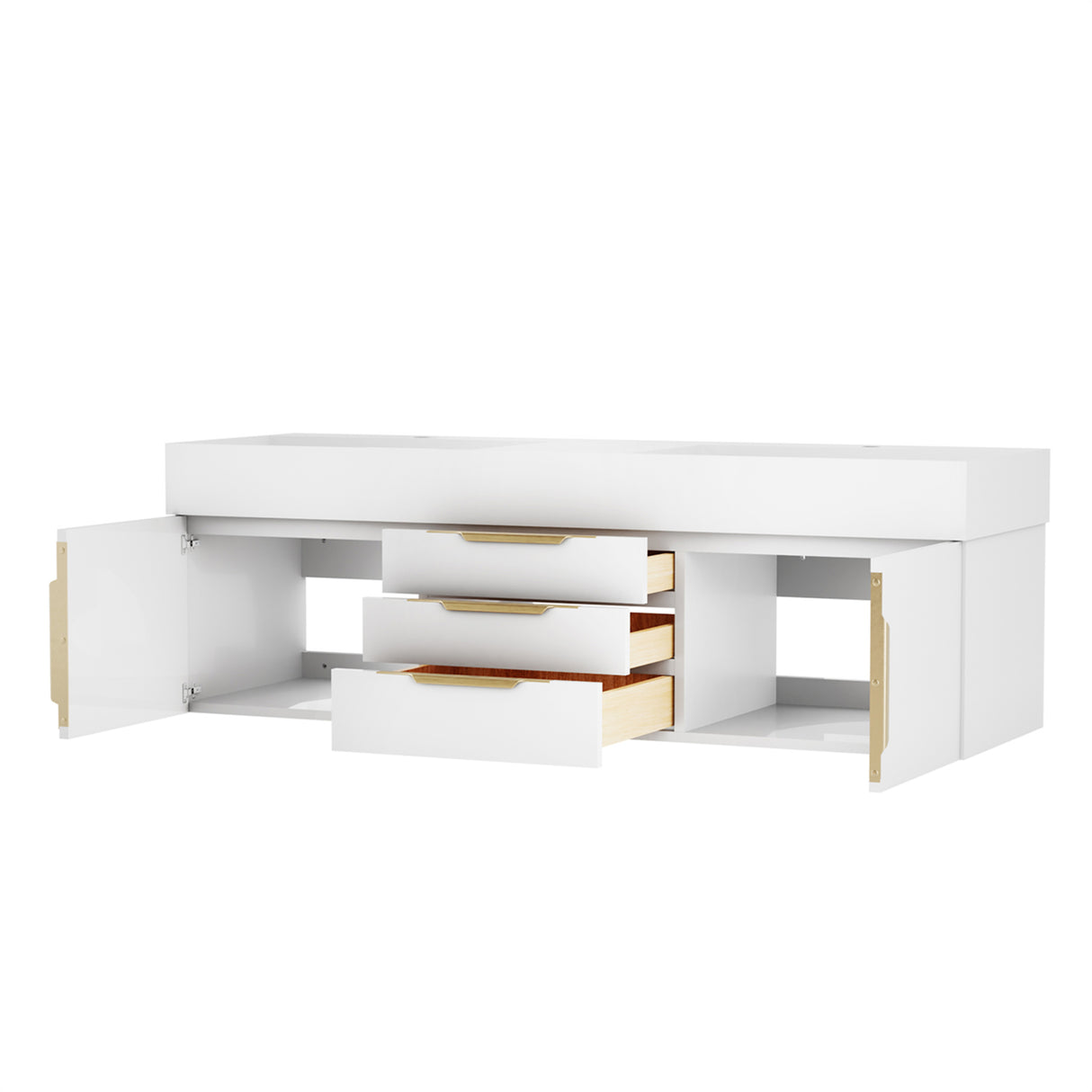 Zidea 60 in. Vanity