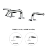 Widespread lavatory faucet