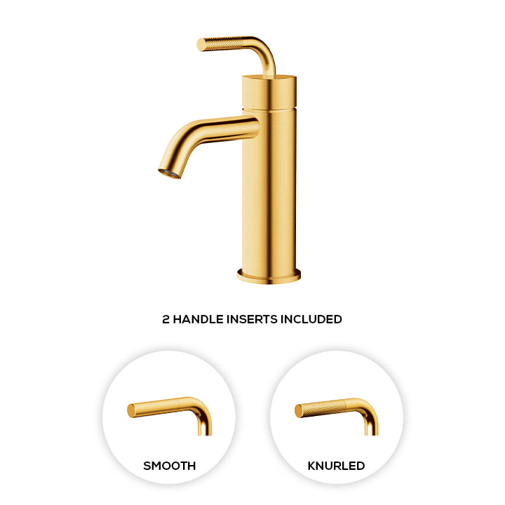 Single-hole lavatory faucet