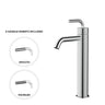 Tall single-hole lavatory faucet