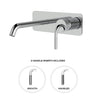 Wallmount lavatory faucet