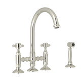 San Julio® Bridge Kitchen Faucet With Side Spray A1461xmws-2