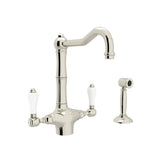 Acqui® Two Handle Kitchen Faucet With Side Spray A1679lpws-2