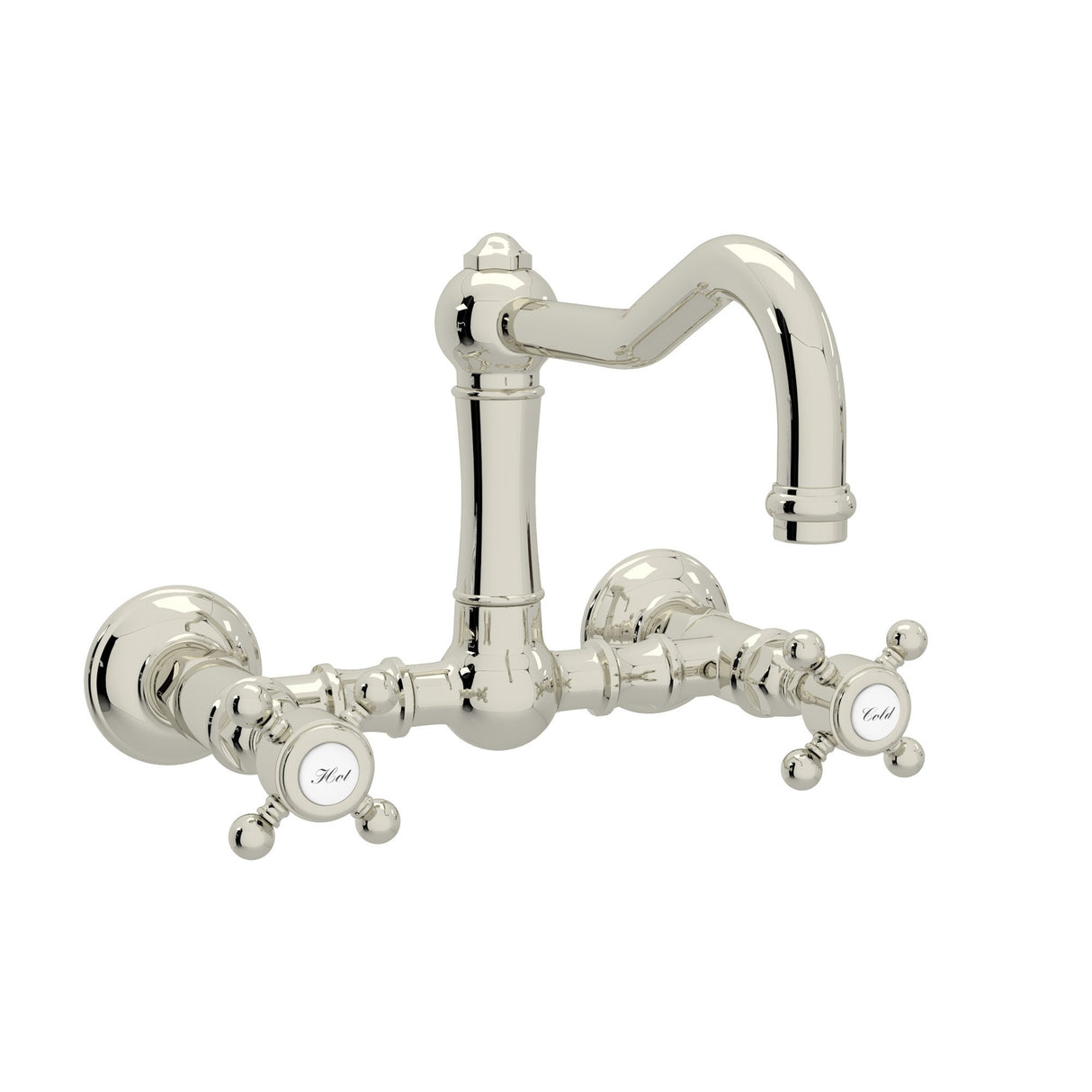 Acqui® Wall Mount Bridge Kitchen Faucet With Column Spout A1456xm-2