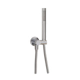 Round handshower set with reinforced PVC hose
