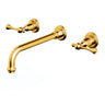 Aquabrass Wall Mount Bathroom Faucet N7329 Chrome/Nickel - image 2