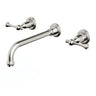 Aquabrass Wall Mount Bathroom Faucet N7329 Chrome/Nickel - image 4