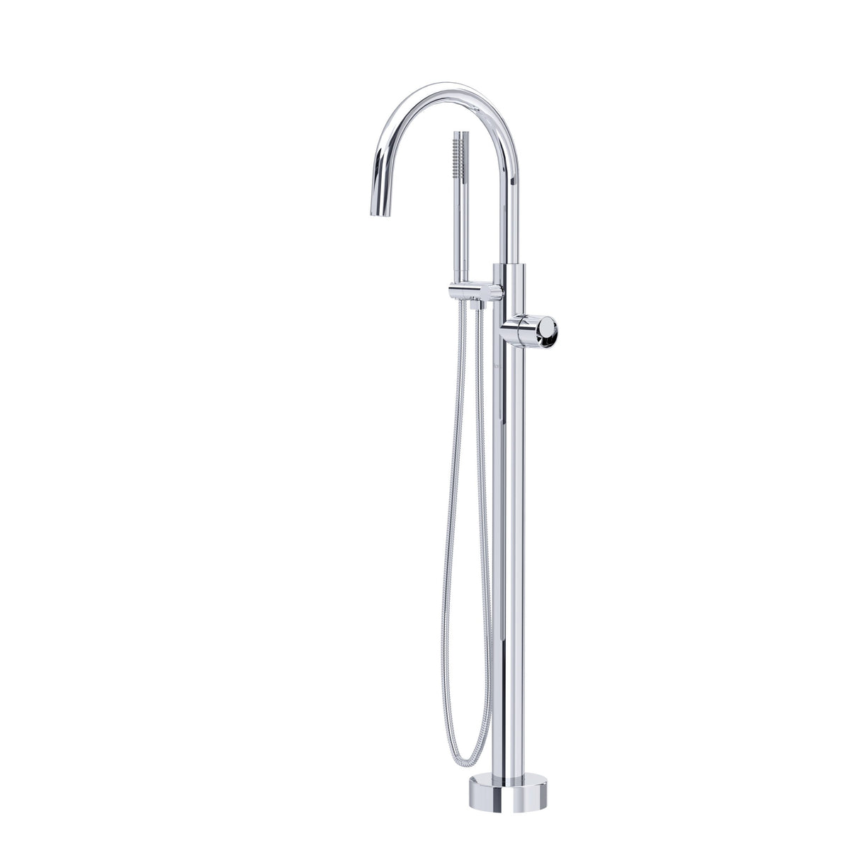 Eclissi™ Single Hole Floor-mount Tub Filler Trim With C-Spout