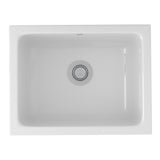 Allia™ 24" Fireclay Single Bowl Undermount Kitchen Or Laundry Sink