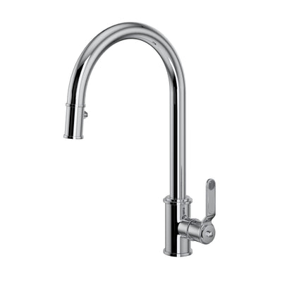 Perrin & Rowe Armstrong Pull-Down Kitchen Faucet C-Spout - image 1