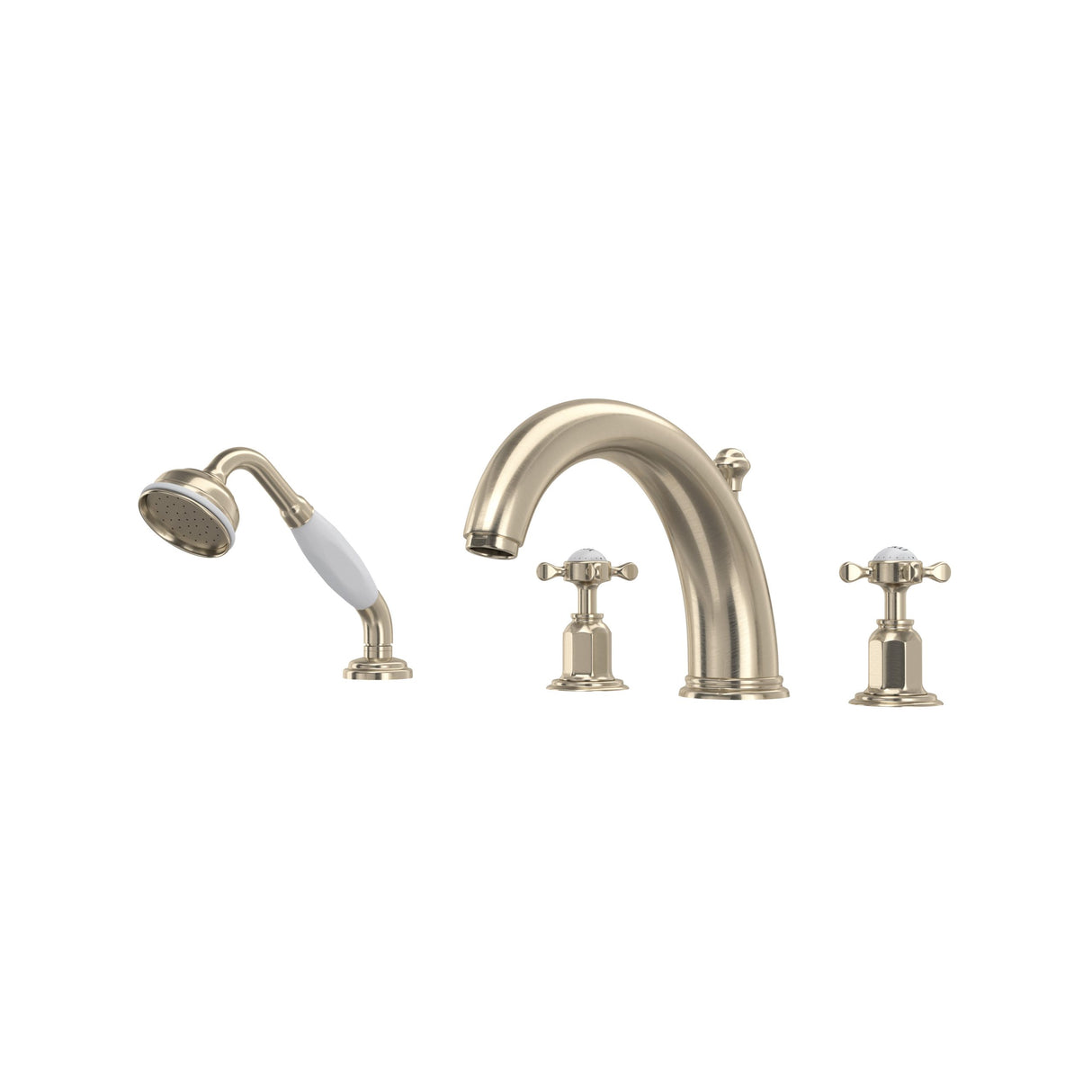 Edwardian 4-Hole Deck-mount Tub Filler