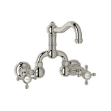 Acqui? Wall Mount Bridge Lavatory Faucet With Column Spout A1418xm-2