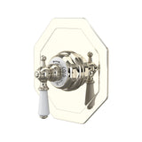 Edwardian 3/4 inch Octagonal Thermostatic Trim Without Volume Control